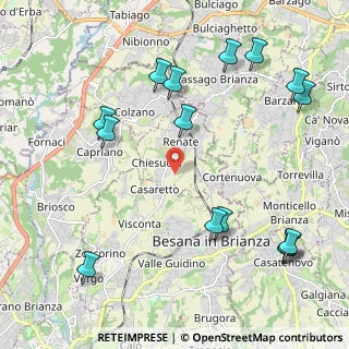 Mappa Via della Cascina Angelica, 20838 Renate MB, Italia (2.59467)