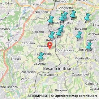Mappa Via della Cascina Angelica, 20838 Renate MB, Italia (2.32917)