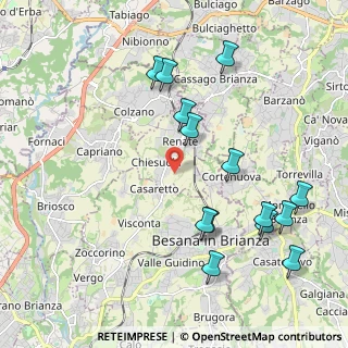 Mappa Via della Cascina Angelica, 20838 Renate MB, Italia (2.25214)