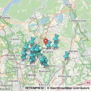Mappa Via della Cascina Angelica, 20838 Renate MB, Italia (6.77611)
