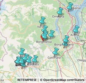 Mappa Via Isola di Sotto, 13011 Borgosesia VC, Italia (16.84789)