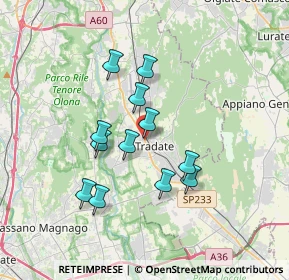 Mappa Via Tito Speri, 21049 Tradate VA, Italia (2.94417)