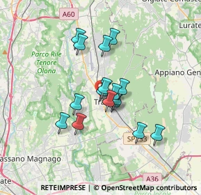 Mappa Via Tito Speri, 21049 Tradate VA, Italia (2.6125)
