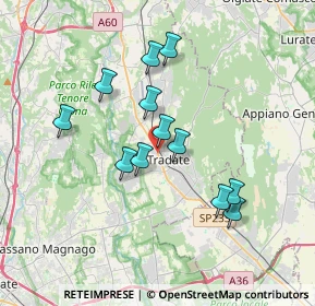 Mappa Via Tito Speri, 21049 Tradate VA, Italia (3.10083)