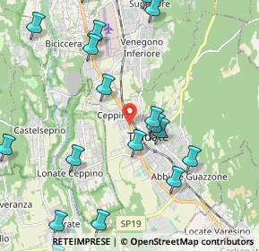 Mappa Via Tito Speri, 21049 Tradate VA, Italia (2.793)