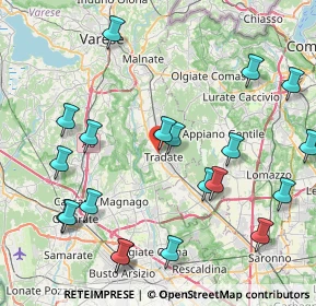 Mappa Via Tito Speri, 21049 Tradate VA, Italia (9.7905)