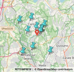 Mappa Via Silvio Pellico, 22060 Figino Serenza CO, Italia (2.65636)