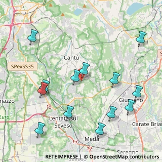 Mappa Via Silvio Pellico, 22060 Figino Serenza CO, Italia (4.85846)