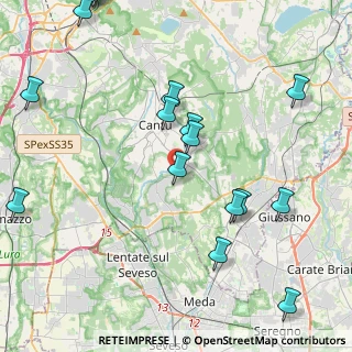 Mappa Via Silvio Pellico, 22060 Figino Serenza CO, Italia (6.0915)