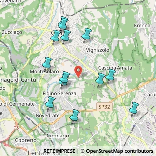 Mappa Via Silvio Pellico, 22060 Figino Serenza CO, Italia (2.07692)