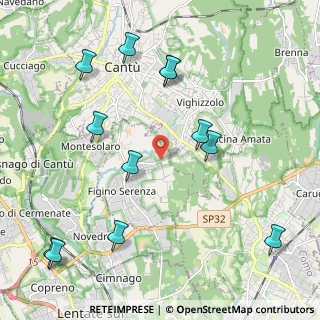 Mappa Via Silvio Pellico, 22060 Figino Serenza CO, Italia (2.4775)