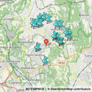 Mappa Via Silvio Pellico, 22060 Figino Serenza CO, Italia (1.666)