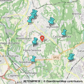 Mappa Via Silvio Pellico, 22060 Figino Serenza CO, Italia (2.25)
