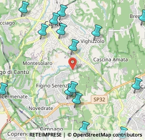 Mappa Via Silvio Pellico, 22060 Figino Serenza CO, Italia (2.75267)