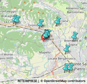 Mappa Via Cesare Battisti, 24030 Ambivere BG, Italia (1.81417)