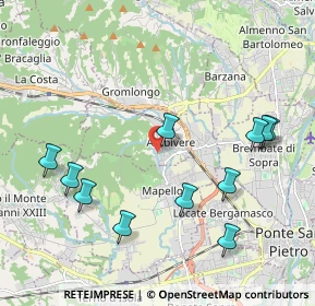 Mappa Via Cesare Battisti, 24030 Ambivere BG, Italia (2.22273)