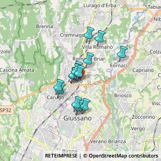 Mappa Via N. Sauro, 22060 Arosio CO, Italia (1.28)