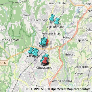 Mappa Via N. Sauro, 22060 Arosio CO, Italia (1.51526)