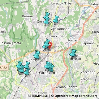 Mappa Via N. Sauro, 22060 Arosio CO, Italia (2.23111)