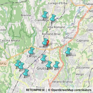Mappa Via N. Sauro, 22060 Arosio CO, Italia (2.29636)