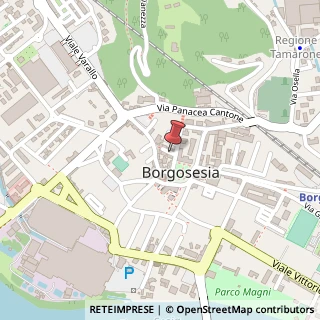 Mappa Via Monte Rosa,  17, 13011 Borgosesia, Vercelli (Piemonte)