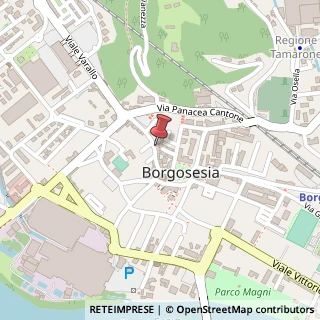 Mappa Via Monte Rosa,  4, 13018 Borgosesia, Vercelli (Piemonte)