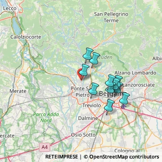Mappa Via Torre, 24030 Brembate di Sopra BG, Italia (6.01727)