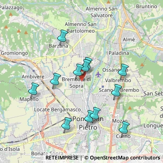 Mappa Via Torre, 24030 Brembate di Sopra BG, Italia (1.9)