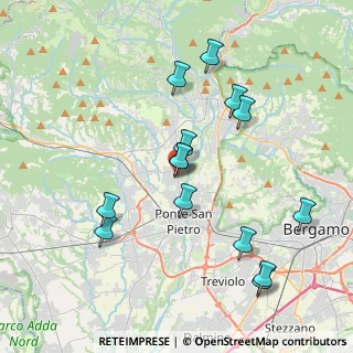 Mappa Via Torre, 24030 Brembate di Sopra BG, Italia (3.88643)