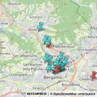 Mappa Via delle Casette, 24123 Bergamo BG, Italia (1.839)