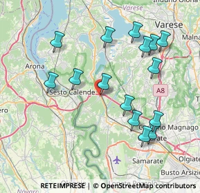 Mappa Via Brolo, 21029 Vergiate VA, Italia (8.02067)