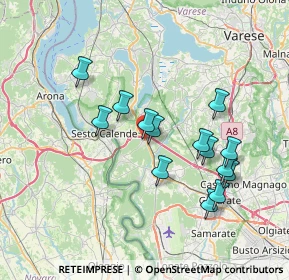 Mappa Via Brolo, 21029 Vergiate VA, Italia (6.73857)
