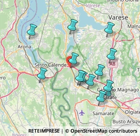 Mappa Via Brolo, 21029 Vergiate VA, Italia (7.49077)