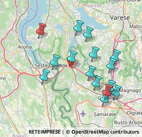 Mappa Via Brolo, 21029 Vergiate VA, Italia (7.42333)