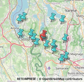 Mappa Via Brolo, 21029 Vergiate VA, Italia (6.36063)