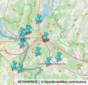 Mappa Via Brolo, 21029 Vergiate VA, Italia (4.07333)