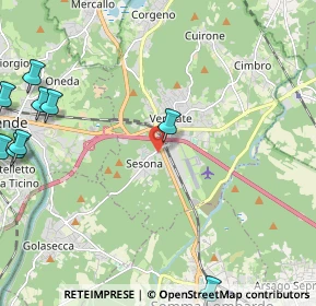 Mappa Via Brolo, 21029 Vergiate VA, Italia (3.64214)