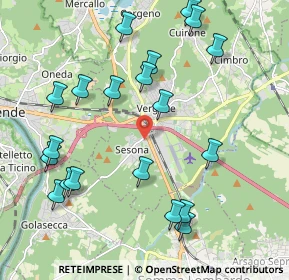Mappa Via Brolo, 21029 Vergiate VA, Italia (2.287)