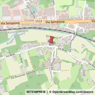 Mappa Via Beati, 62, 28053 Castelletto sopra Ticino, Novara (Piemonte)