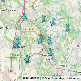 Mappa Strada Provinciale, 22063 Cantù CO, Italia (4.35909)
