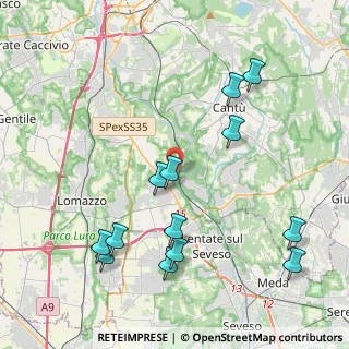 Mappa Strada Provinciale, 22063 Cantù CO, Italia (4.59538)