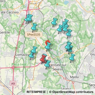 Mappa Strada Provinciale, 22063 Cantù CO, Italia (3.78158)