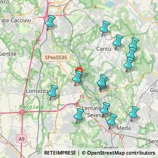 Mappa Strada Provinciale, 22063 Cantù CO, Italia (4.78)