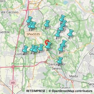 Mappa Strada Provinciale, 22063 Cantù CO, Italia (3.41059)