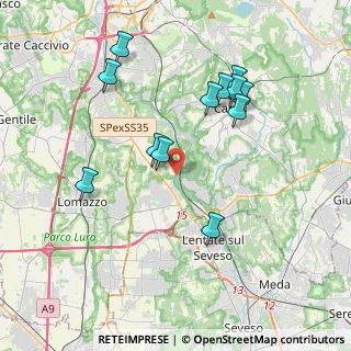 Mappa Strada Provinciale, 22063 Cantù CO, Italia (3.79667)