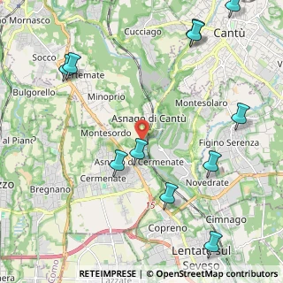 Mappa Strada Provinciale, 22063 Cantù CO, Italia (2.75818)