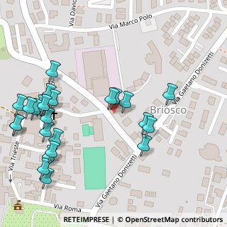 Mappa Via Giacomo Puccini, 20836 Briosco MB, Italia (0.16154)