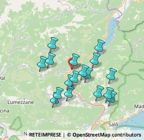 Mappa Via Paline, 25078 Vestone BS, Italia (6.22941)