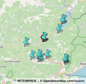 Mappa Via Paline, 25078 Vestone BS, Italia (6.628)