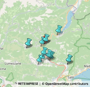 Mappa Via Paline, 25078 Vestone BS, Italia (5.57786)